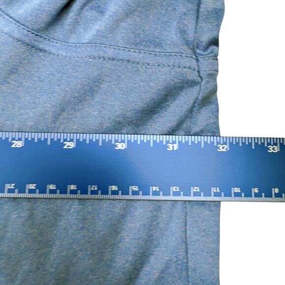 Reebok Golf Blue Polo 5XLT Big & Tall 100% Polyester Lightweight Breathable Soft - Picture 8 of 9